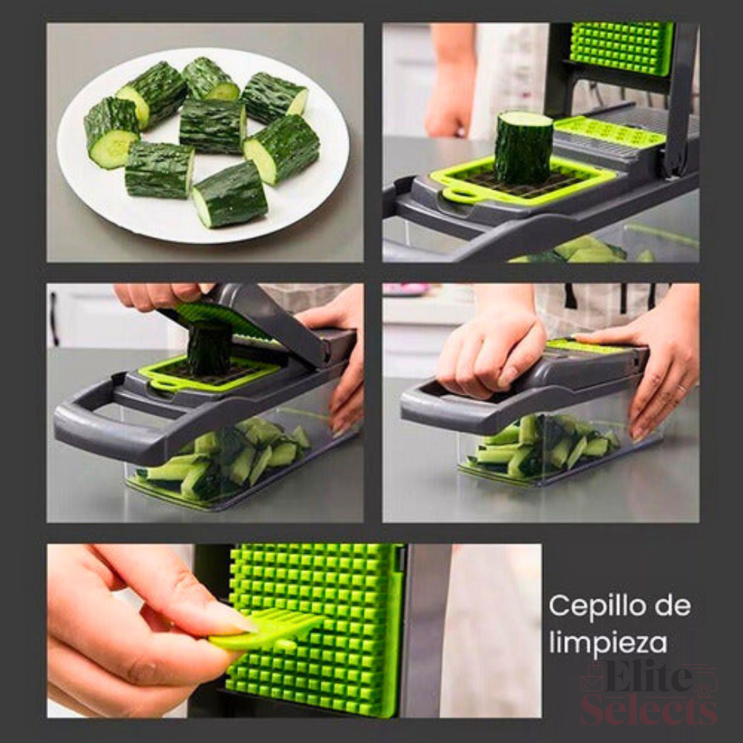 Picatodo de verduras multiuso
